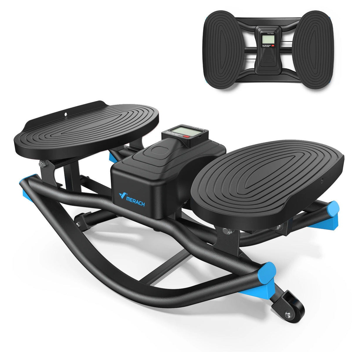 Merach Rocking Stepper Ab Twister Board Silent Core Exercise Equipment