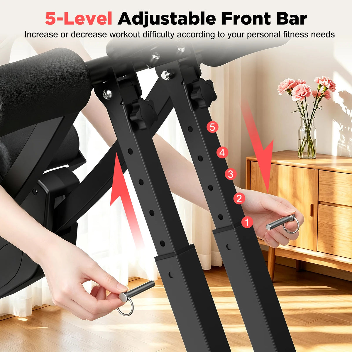 Dual Split Track Ab Machine With Adjustable Resistance LCD Display