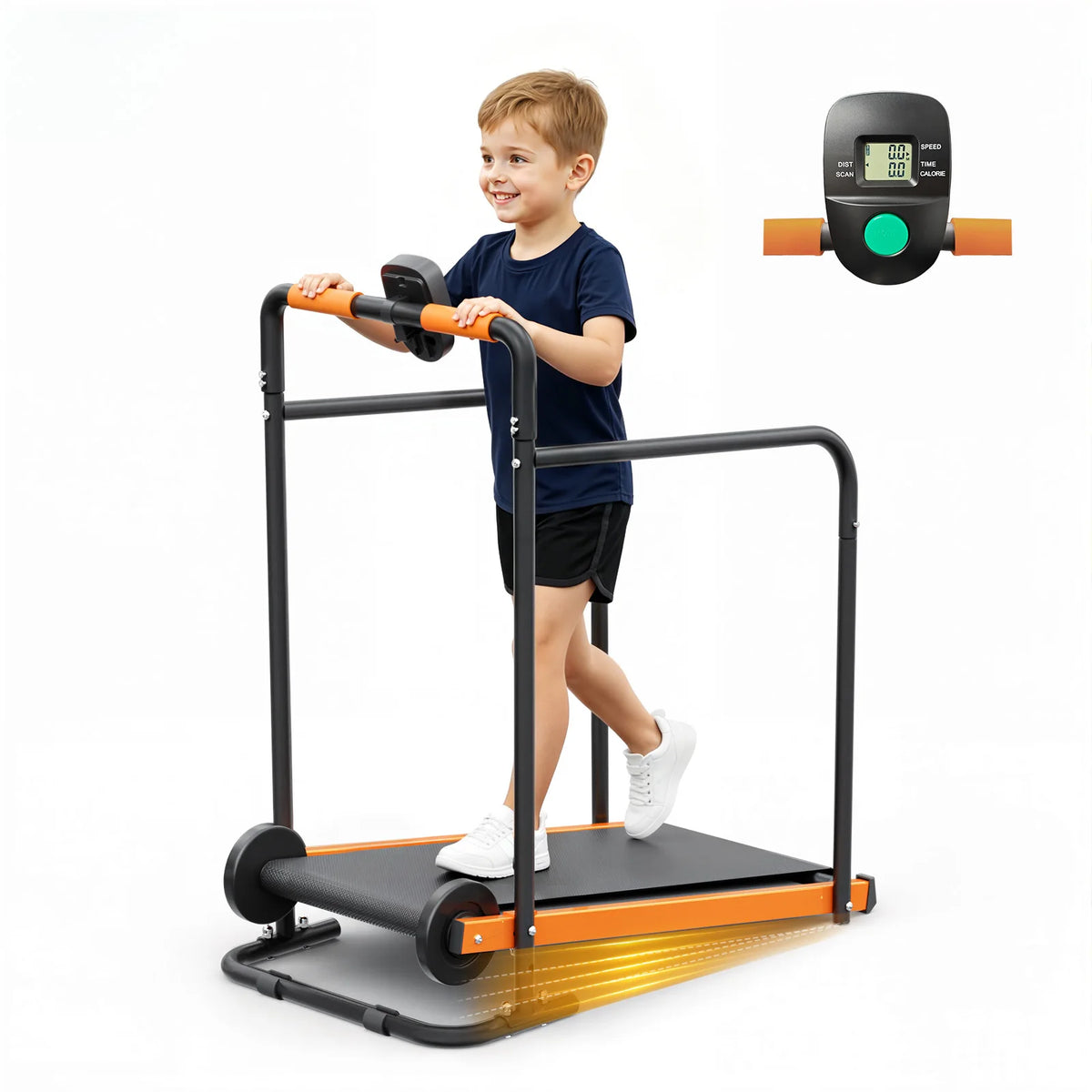 Akluer Kids Self Propelled Walking Pad Treadmill For Home Fitness