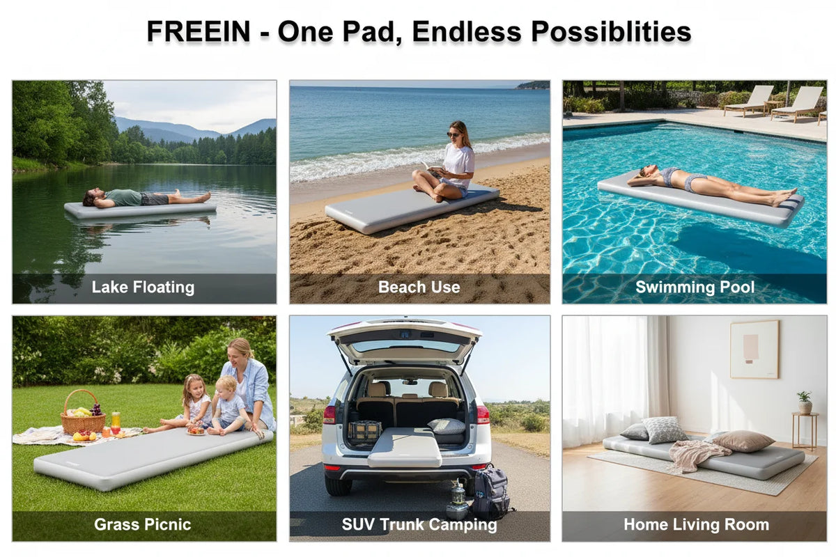 Waterproof Inflatable Sleeping Pad For Camping And Hiking