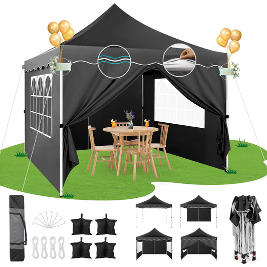 Hoteel Pop Up Canopy Tent Walls Accessories Kit Waterproof Instant Shelter