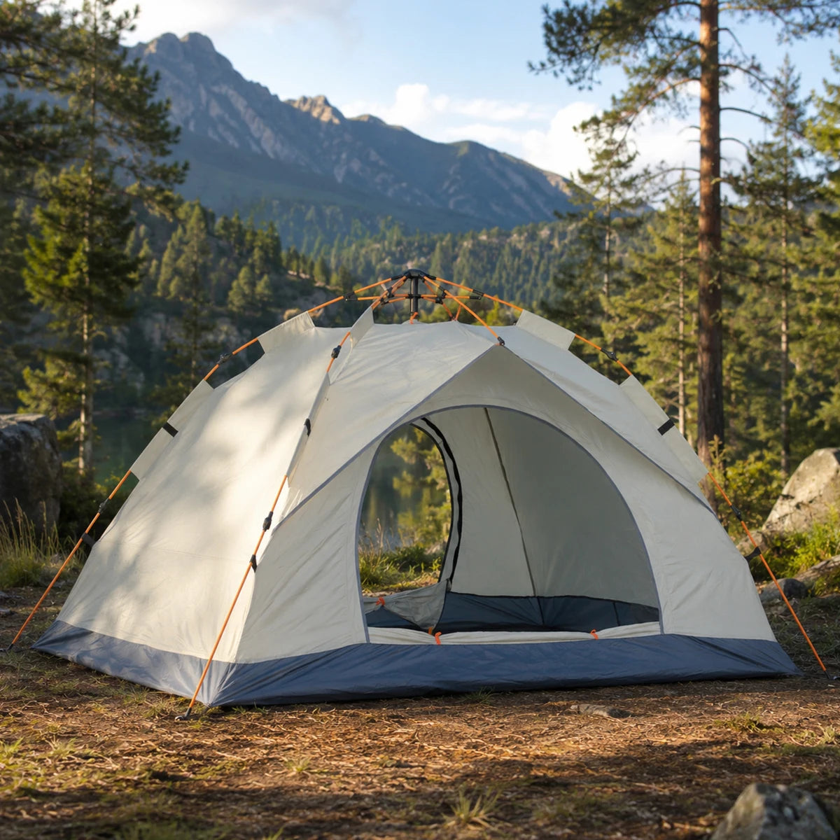 Tribenest Automatic Pop Up Camping Tent Windproof Weather Resistant