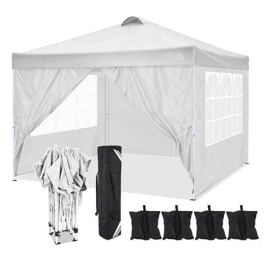 Tooluck Waterproof Pop Up Canopy Tent With Four Sidewalls