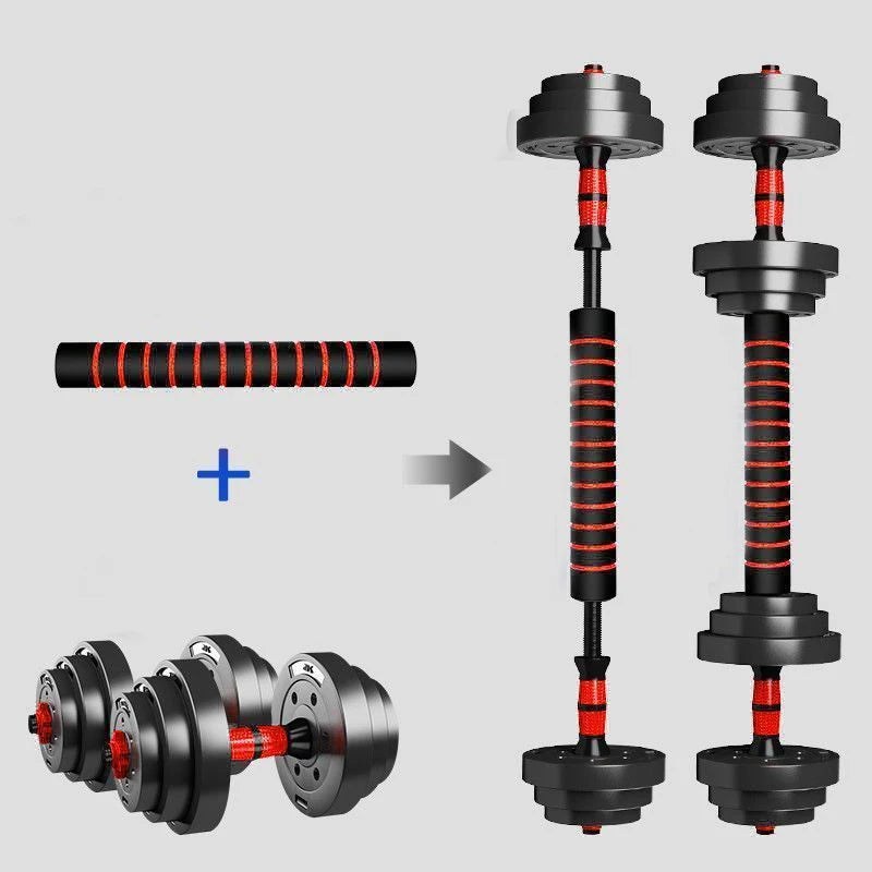Adjustable Dumbbell And Barbell Set For Home Gym Strength Training