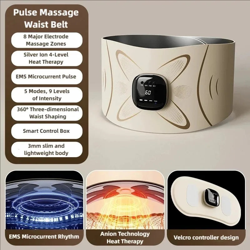 Jitesy Ems Waist Massager Belt For Abdominal Exercises