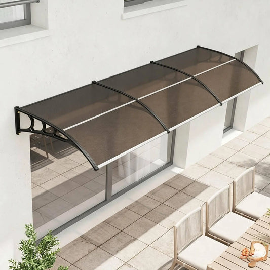 Heavy Duty Polycarbonate Window Door Awning Outdoor Canopy