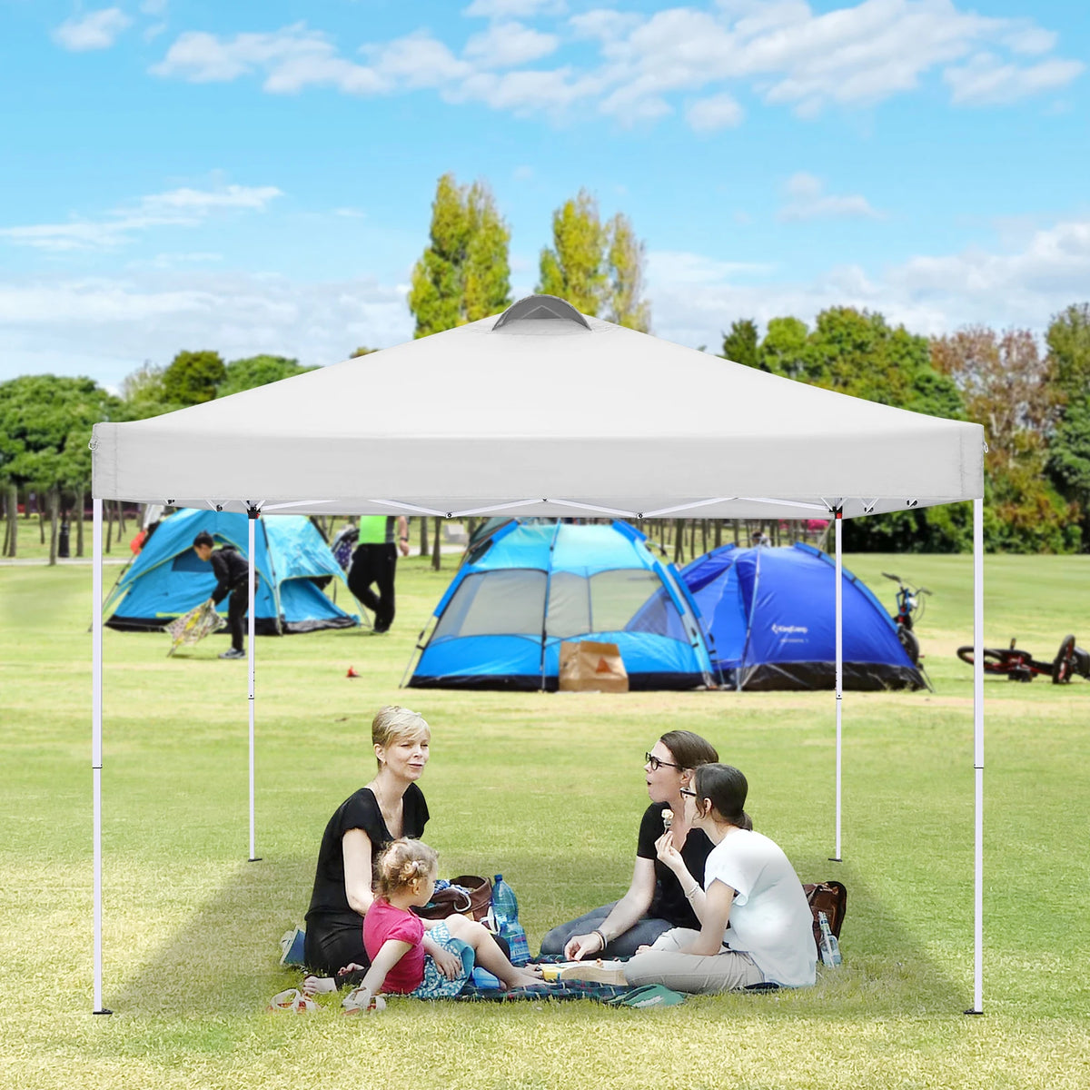 Tooluck Waterproof Pop Up Canopy Tent With Four Sidewalls
