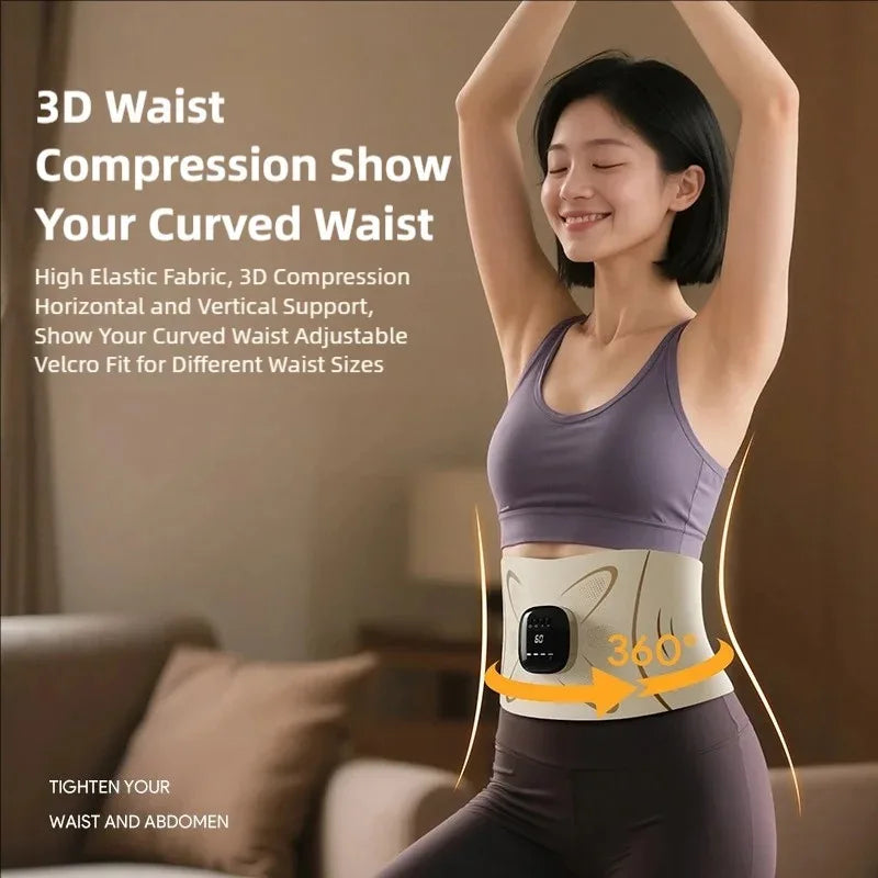 Jitesy Ems Waist Massager Belt For Abdominal Exercises