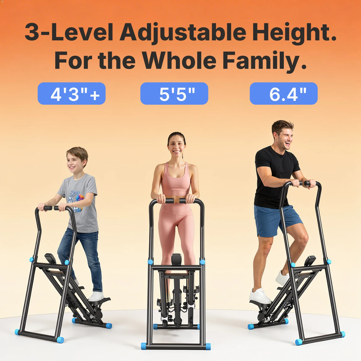 Merach Adjustable Resistance Stair Stepper For Home Cardio Fitness