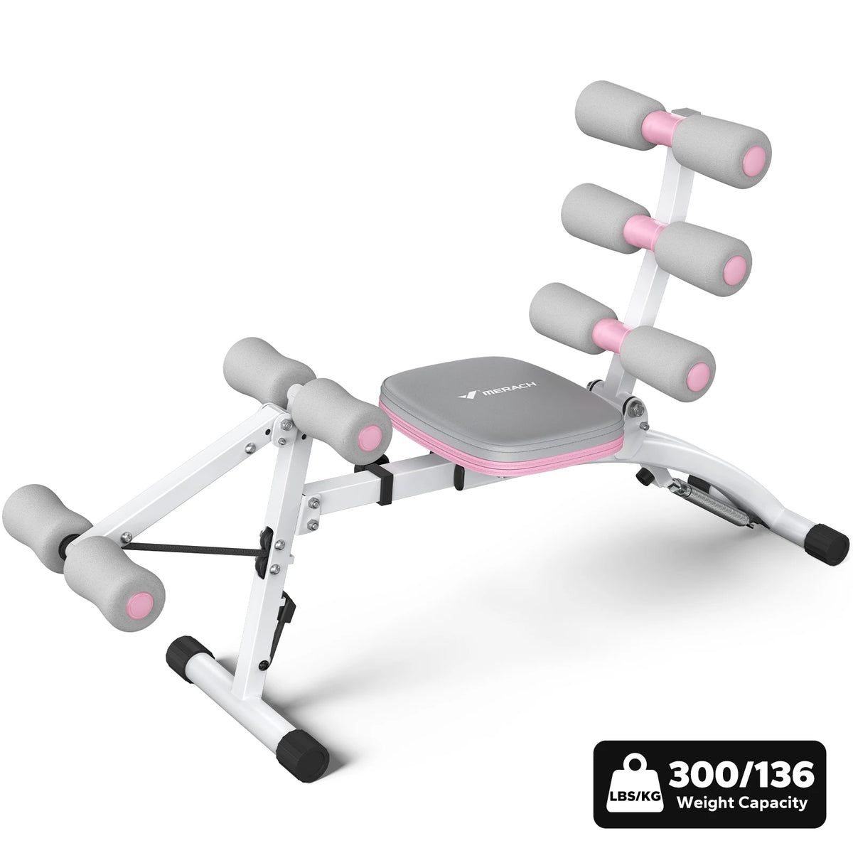 MERACH Adjustable Ab Training Bench For Home Gym Workouts