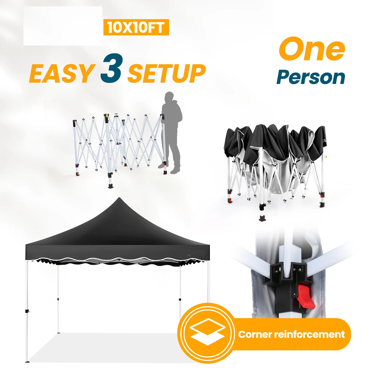 Hoteel Pop Up Canopy Tent Walls Accessories Kit Waterproof Instant Shelter