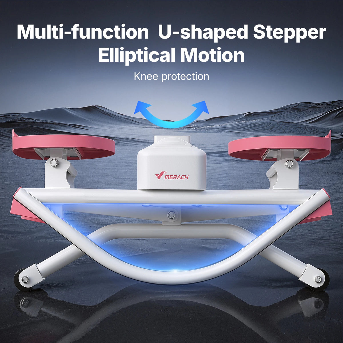 Merach Rocking Stepper Ab Twister Board Silent Core Exercise Equipment