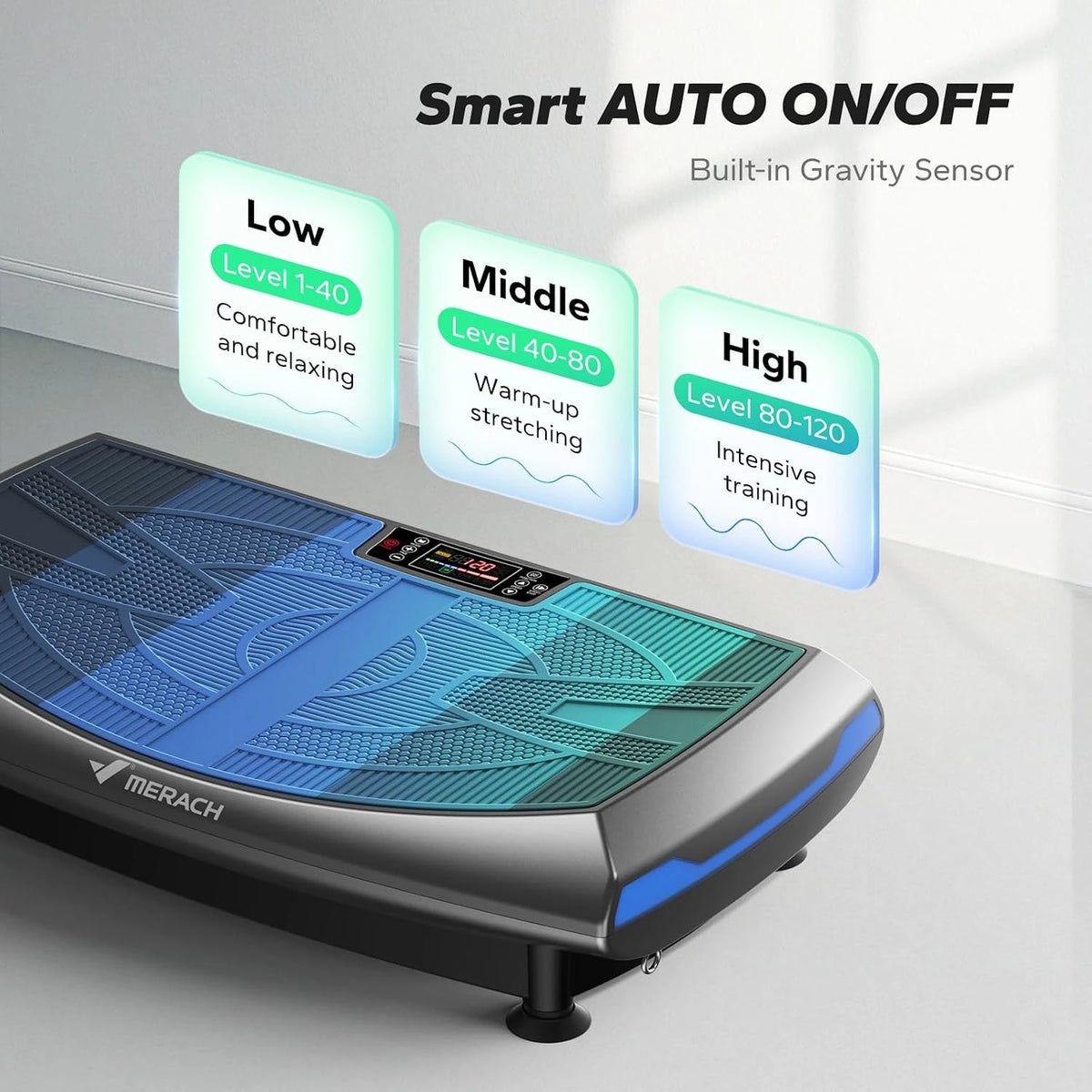 Merach Vibration Plate Exercise Machine Full Body Workout Platform