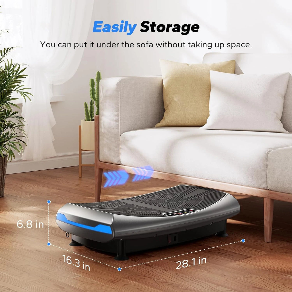Merach Vibration Plate Exercise Machine Full Body Workout Platform