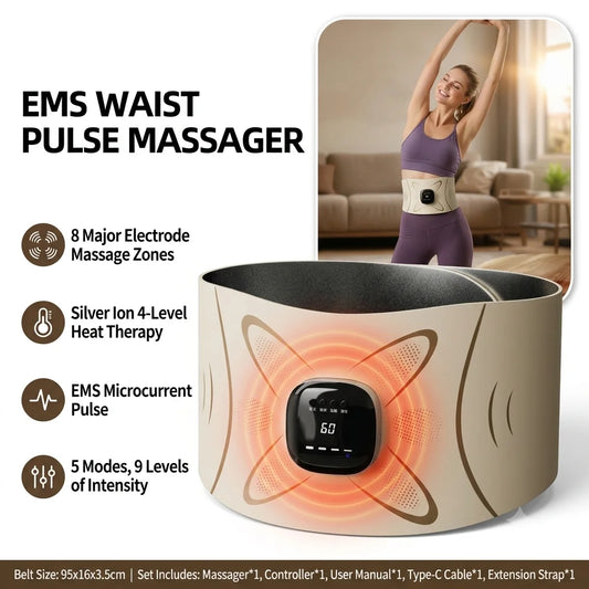 Jitesy Ems Waist Massager Belt For Abdominal Exercises