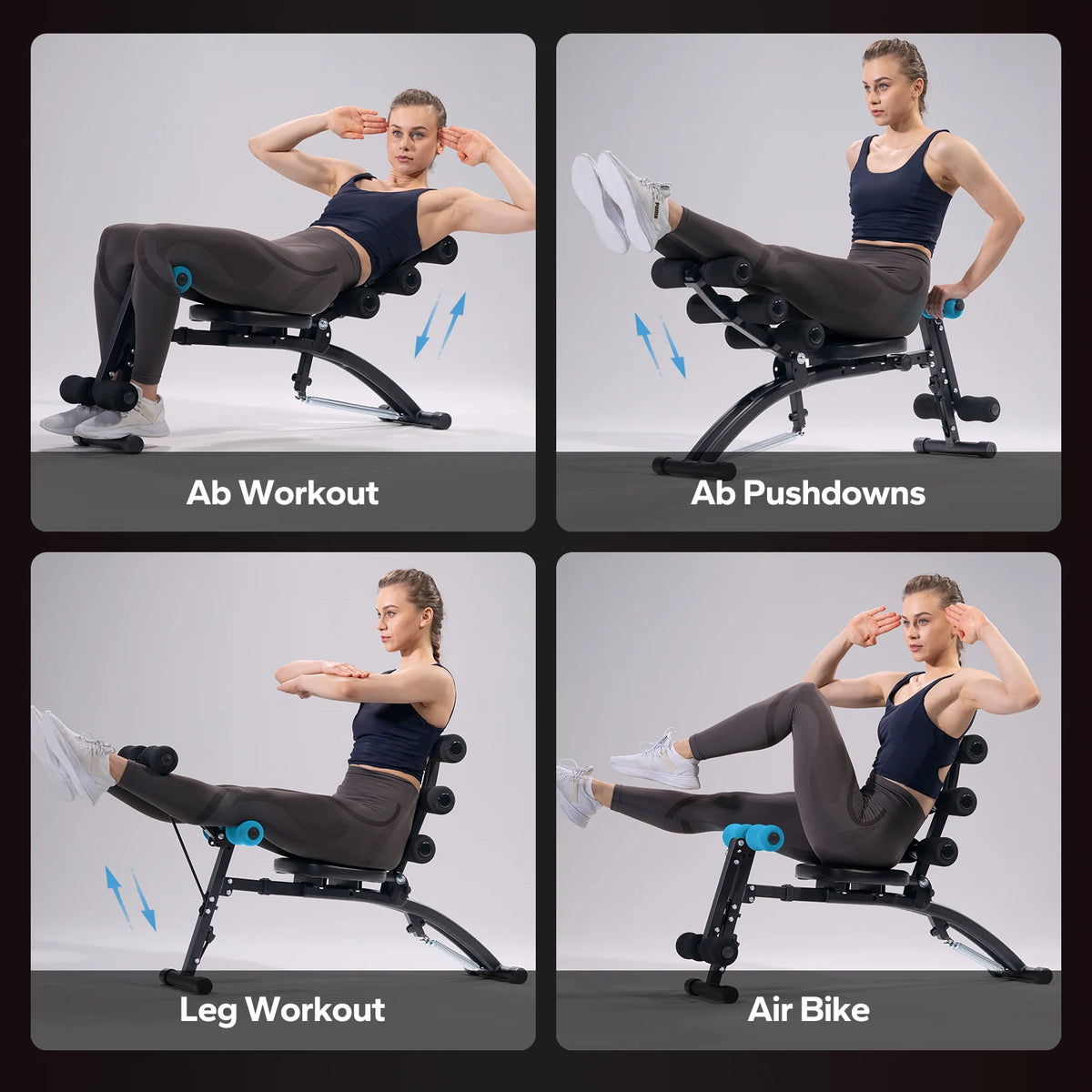 MERACH Adjustable Ab Training Bench For Home Gym Workouts