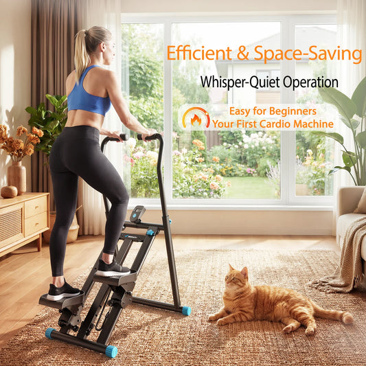 Merach Adjustable Resistance Stair Stepper For Home Cardio Fitness