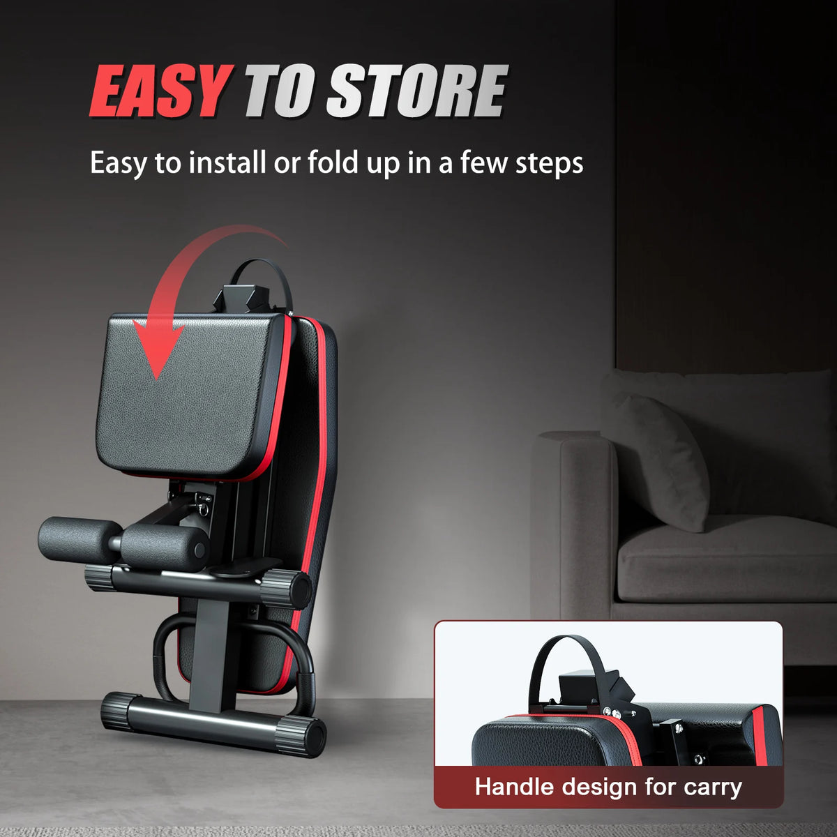 14-In-1 Foldable Dumbbell Weight Bench For Home Gym