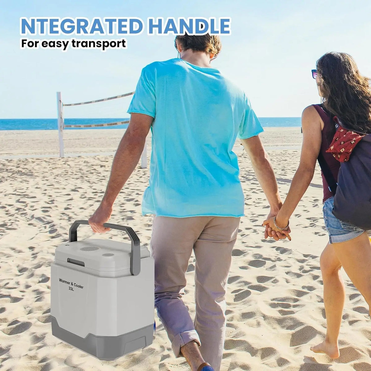 Portable Electric Cooler With Heating Mode For Car Camping