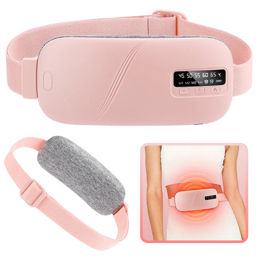 Cordless Rechargeable Heating Pad Vibrating Massage Belt For Waist