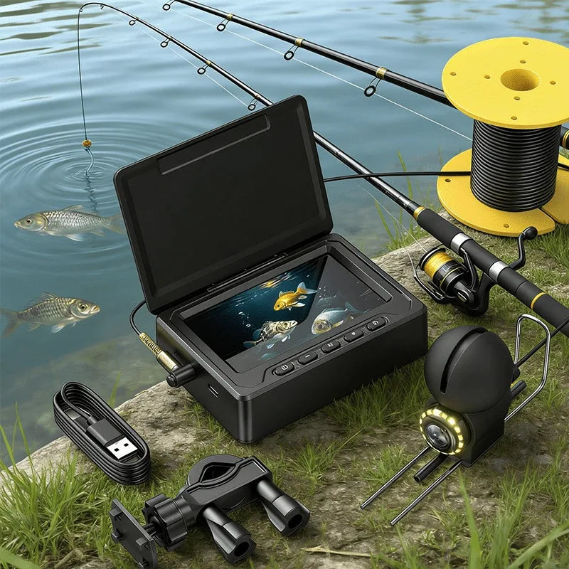 Underwater Fish Finder Camera With Infrared Night Vision Light