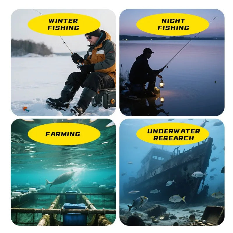 Underwater Fish Finder Camera With Infrared Night Vision Light