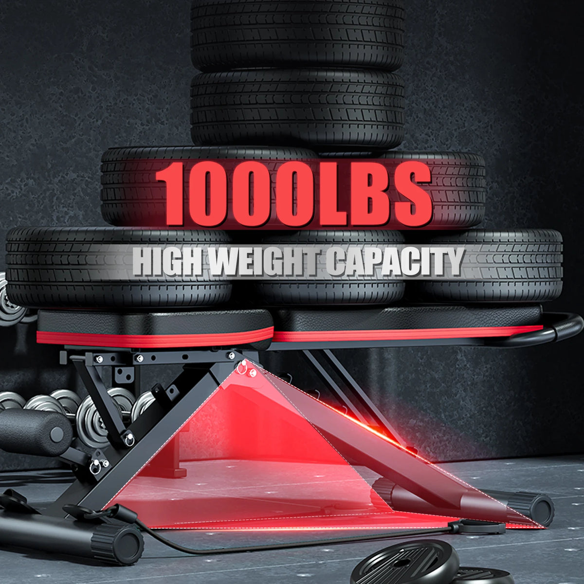 14-In-1 Foldable Dumbbell Weight Bench For Home Gym