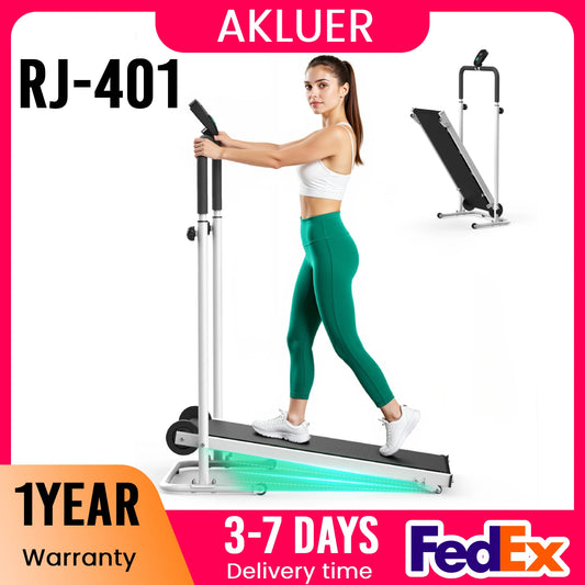 Akluer Manual Mechanical Treadmill For Home Gym Walking And Jogging