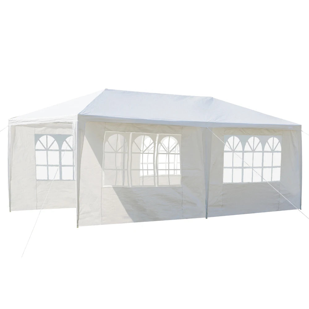 Waterproof Outdoor Party Tent With Removable Sidewalls Clear Church Windows