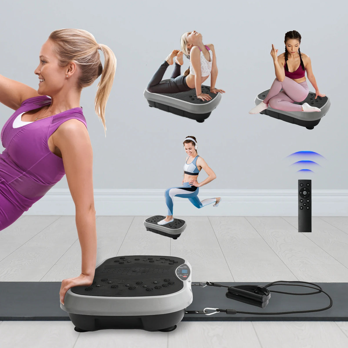 Whole Body Vibration Plate Exercise Machine For Home Fitness