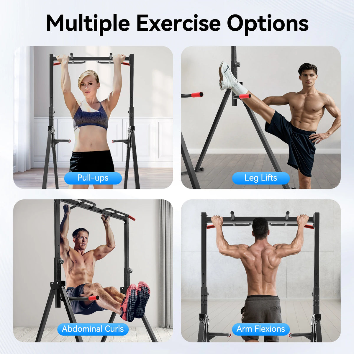 Adjustable Home Foldable Pull Up Station For Strength Training