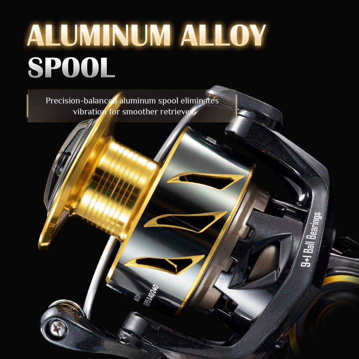 Rooblinos Ultralight Saltwater Spinning Reel With Powerful Drag