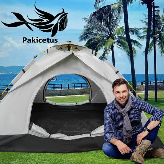 Pakicetus Instant Auto Pop Up Sun Rain Shelter Camping Tent