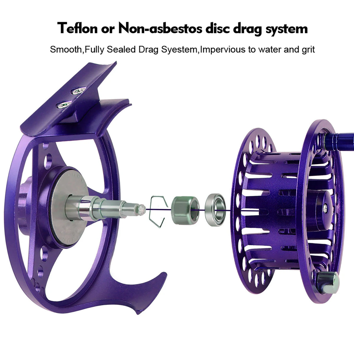 FANGBLUE Aluminum Alloy Fly Fishing Reel for Freshwater and Saltwater