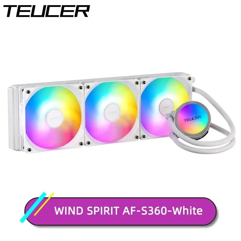 LDPCSJ ARGB AIO Liquid CPU Water Cooler Gaming Desktop