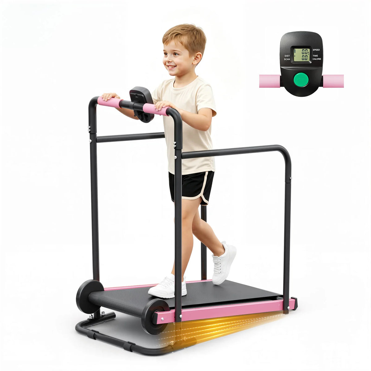 Akluer Kids Self Propelled Walking Pad Treadmill For Home Fitness
