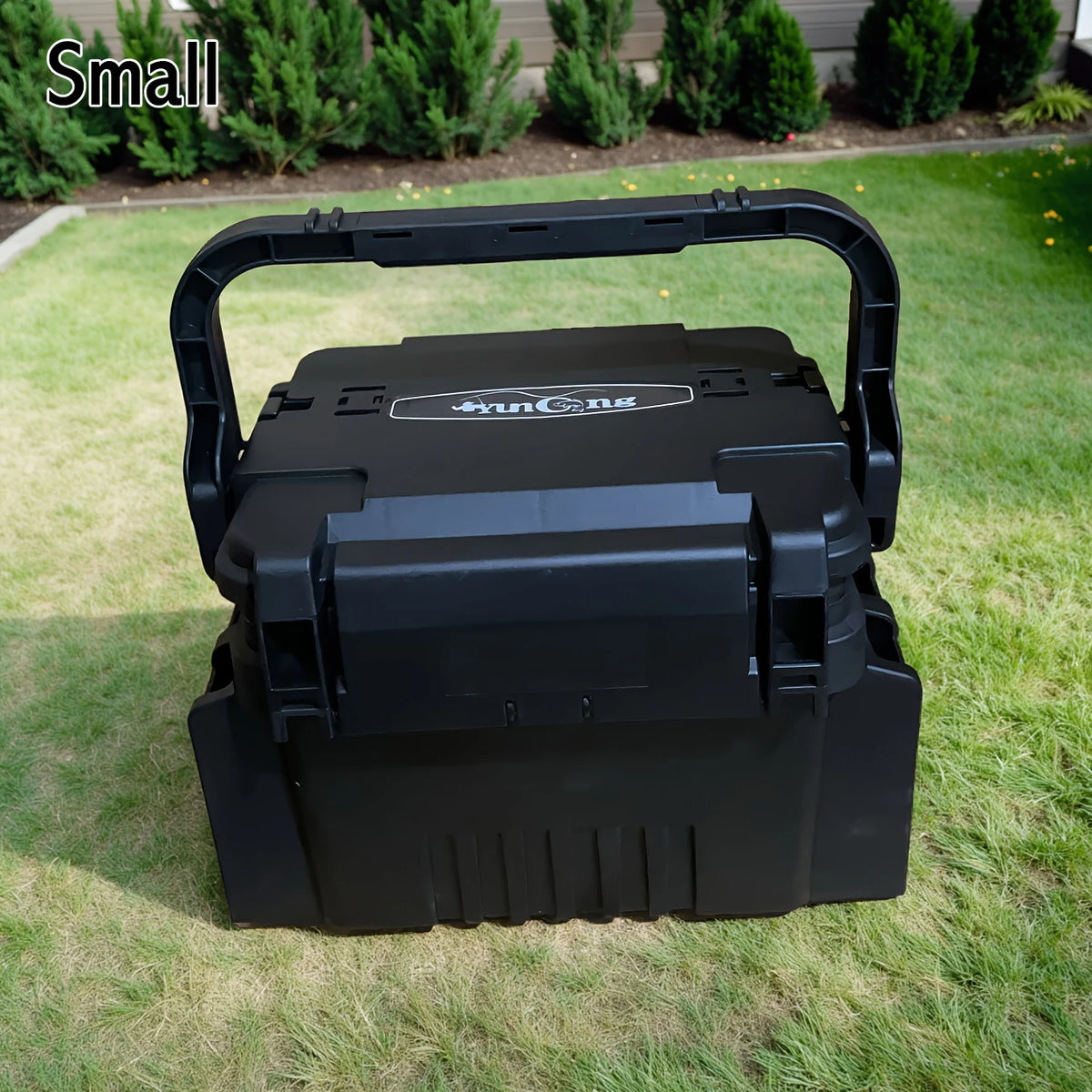 Multifunctional Fishing Tackle Box With Bait Storage And Rod Holder