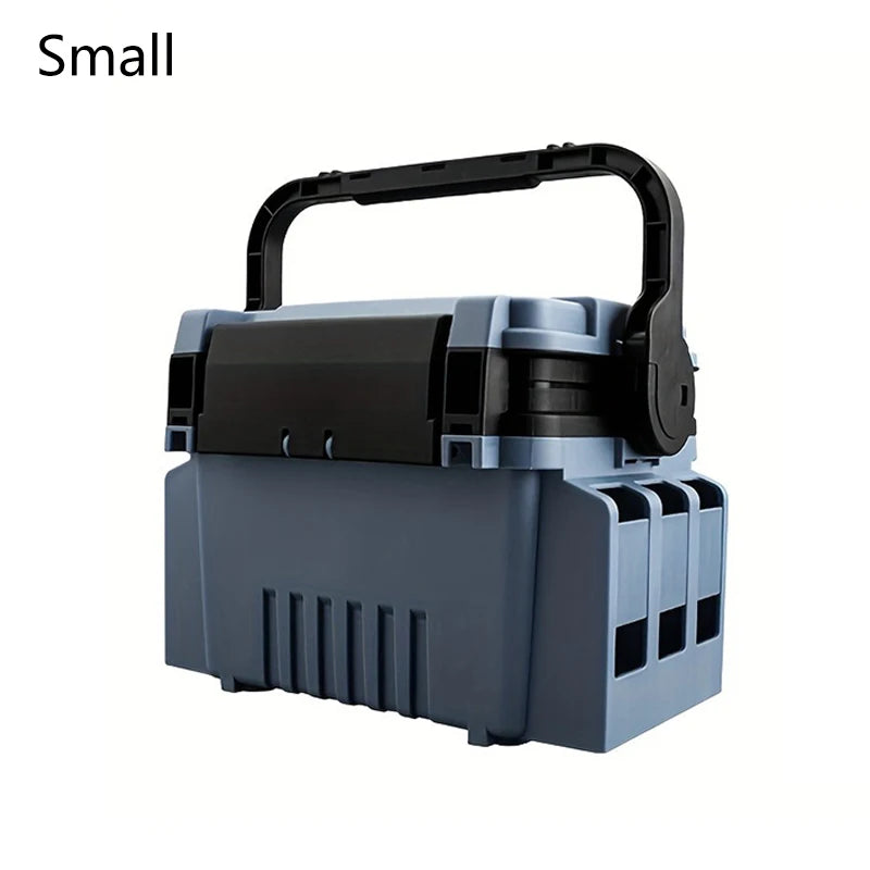 Multifunctional Fishing Tackle Box With Bait Storage And Rod Holder