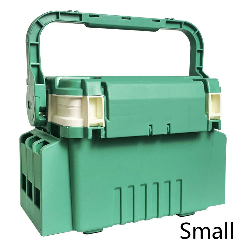 Multifunctional Fishing Tackle Box With Bait Storage And Rod Holder