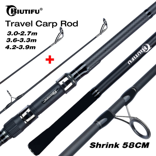 BIUTIFU Carbon Fiber Carp Fishing Rod For Shore Casting