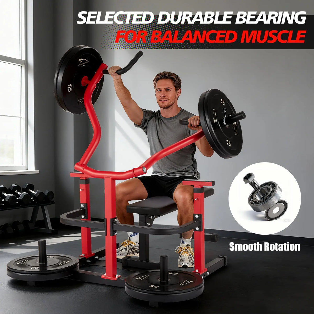 Adjustable Converging Chest Press Machine For Strength Training
