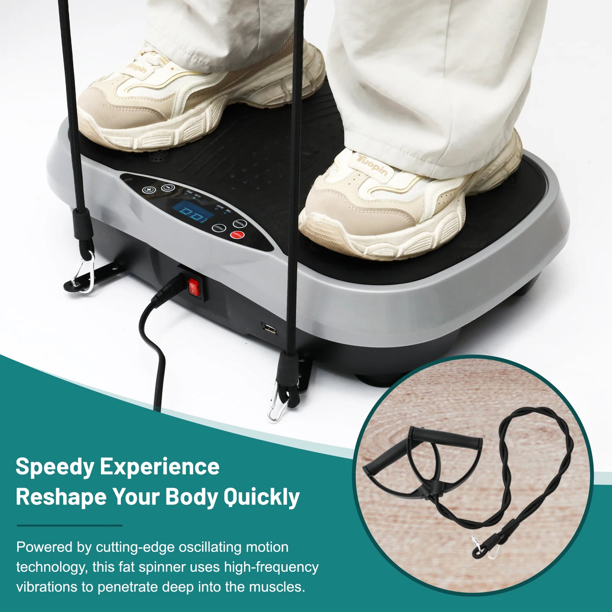 Whole Body Vibration Plate Exercise Machine For Home Fitness