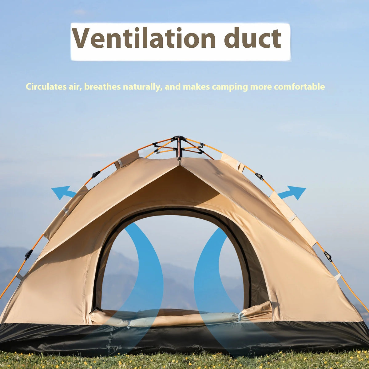 Pakicetus Instant Golden Tent Portable Sun And Rain Shelter