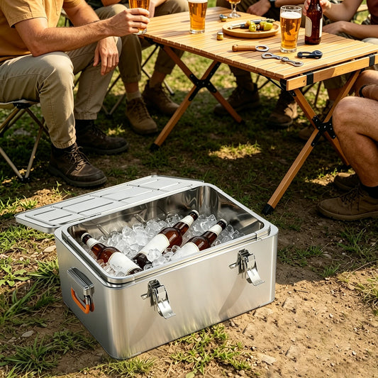 Double Wall Insulated Stainless Steel Beverage Cooler Tub