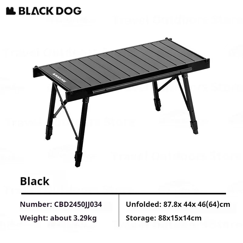 Naturehike Blackdog IGT Aluminum Alloy Adjustable Folding Table