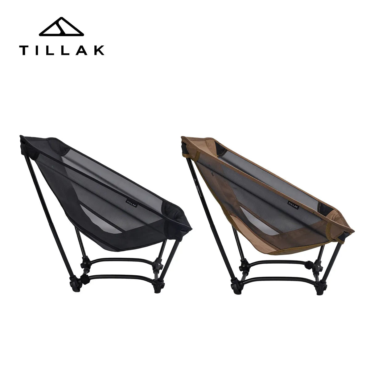 TILLAK Ultralight Foldable Ground Chair for Camping Hiking and Fishing