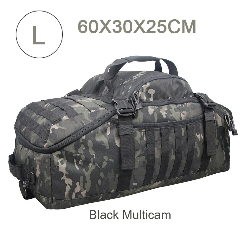 LQARMY Tactical MOLLE Backpack for Hiking Camping Travel and Mountaineering