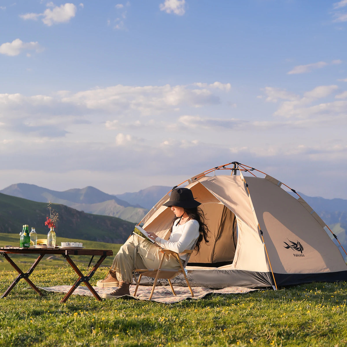 Pakicetus Instant Golden Tent Portable Sun And Rain Shelter
