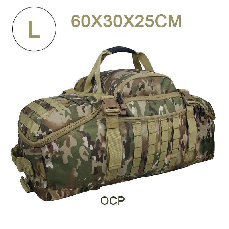 LQARMY Tactical MOLLE Backpack for Hiking Camping Travel and Mountaineering
