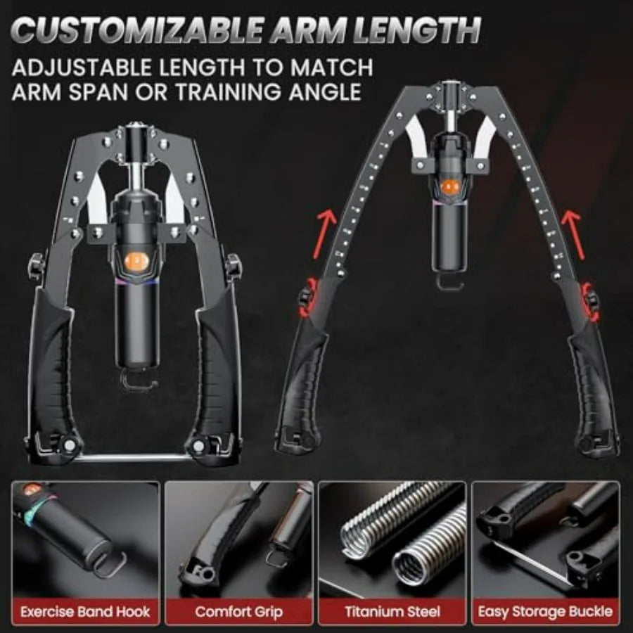 Adjustable Hydraulic Twister Arm Trainer For Chest And Arm Workout
